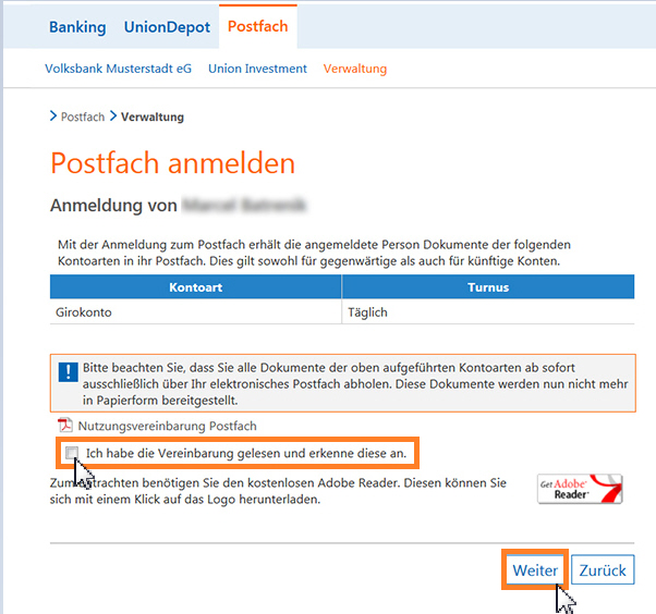 Budenheimer Volksbank Eg Elektronischer Kontoauszug